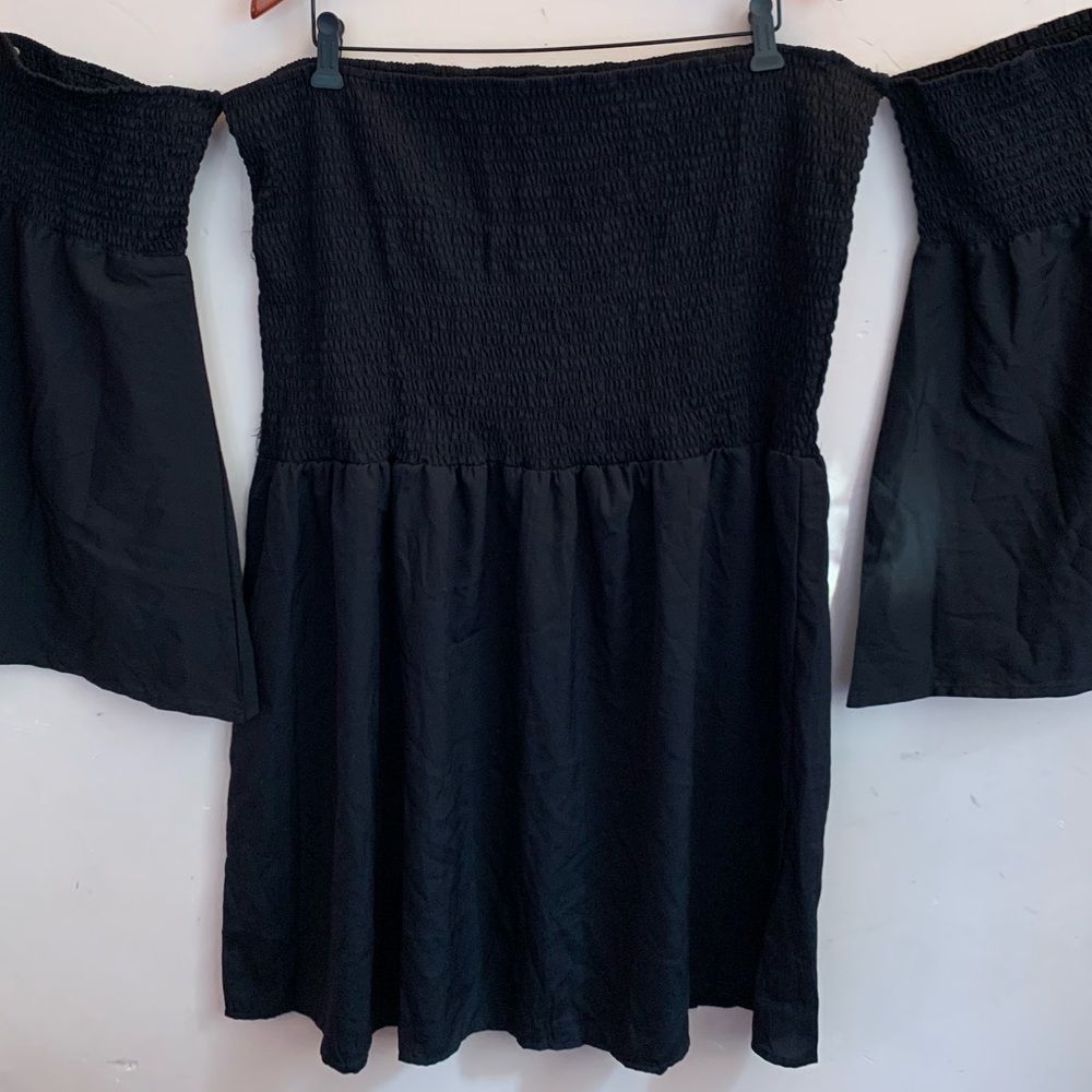 Plus Size Off Shoulder Dress